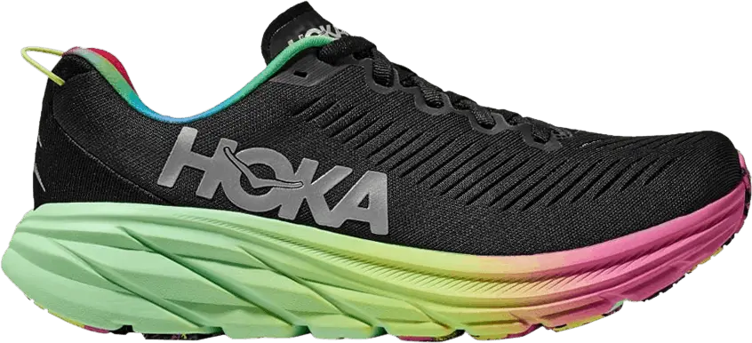  Hoka One One Rincon 3 Black Silver Multi-Color