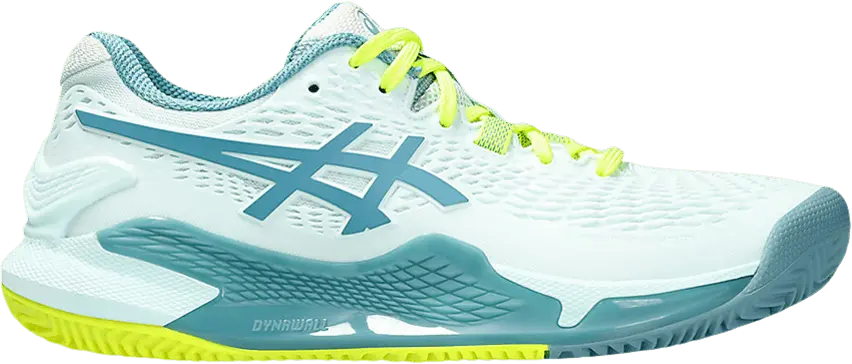  Asics Wmns Gel Resolution 9 Clay &#039;Soothing Sea Gris Blue&#039;