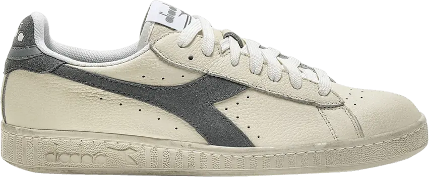  Diadora Game Low Waxed Suede Pop &#039;White Ultimate Grey&#039;