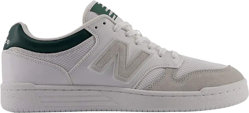  New Balance 480 &#039;White Grey Nightwatch Green&#039;