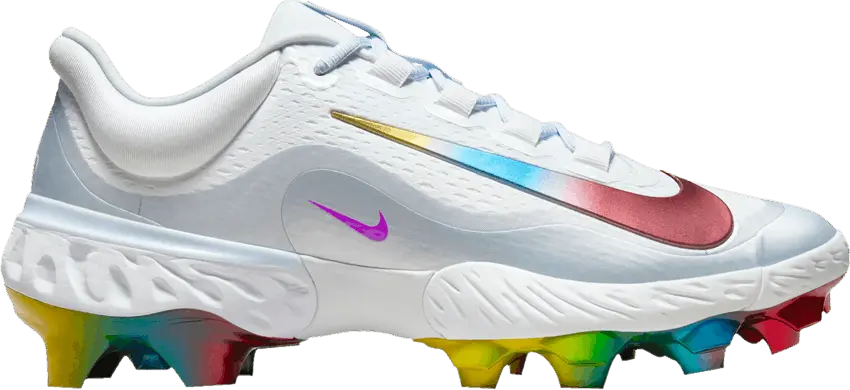 Nike Alpha Huarache Elite 4 Low MCS &#039;Rainbow&#039;