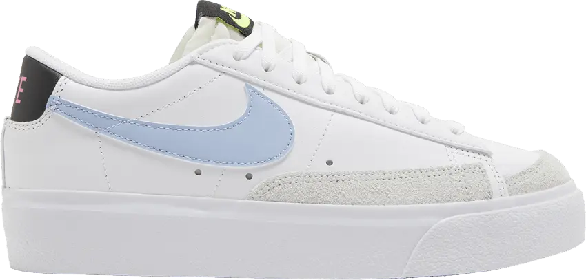  Nike Wmns Blazer Low Platform &#039;White Cobalt Bliss&#039;