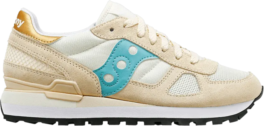  Saucony Wmns Shadow Original &#039;Tan Turquoise&#039;