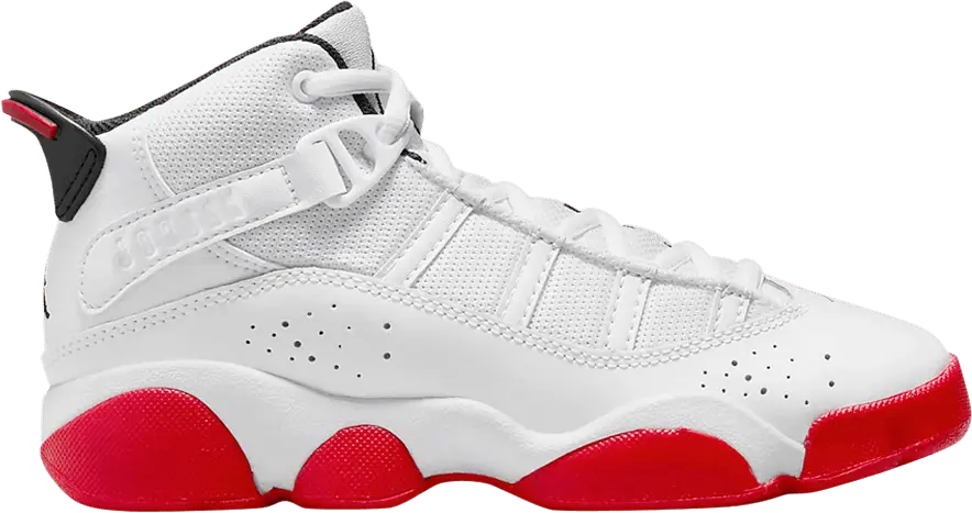  Jordan 6 Rings PS &#039;White University Red&#039;