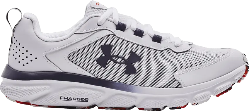  Under Armour Charged Assert 9 Marble &#039;White Tempered Steel&#039;