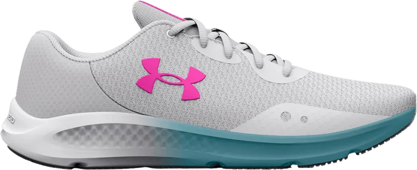  Under Armour Wmns Charged Pursuit 3 &#039;Grey Pink Blue&#039;