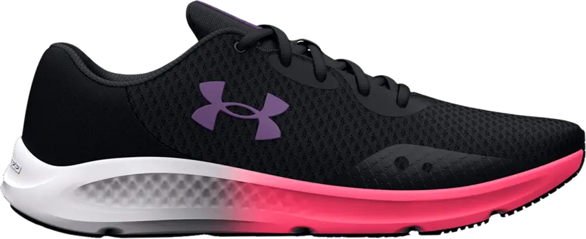  Under Armour Wmns Charged Pursuit 3 &#039;Black Pink Shock&#039;