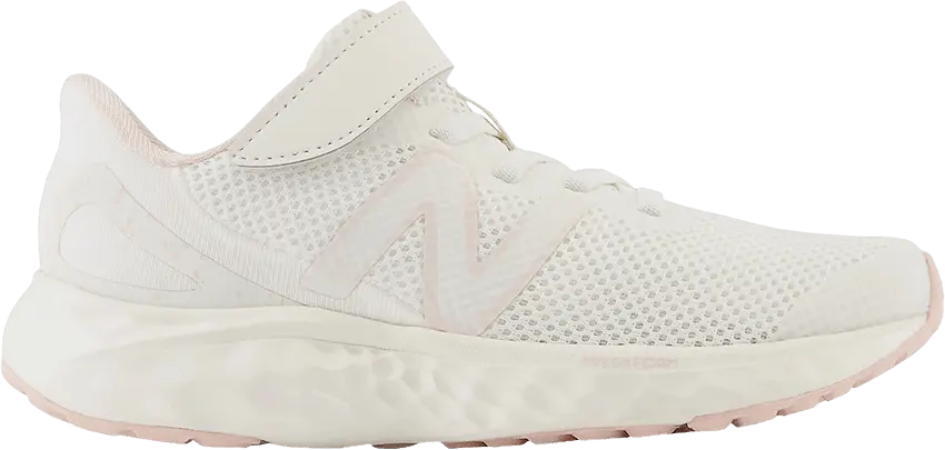  New Balance Fresh Foam Arishi v4 Bungee Lace Top Strap Little Kid &#039;Sea Salt Quartz Pink&#039;