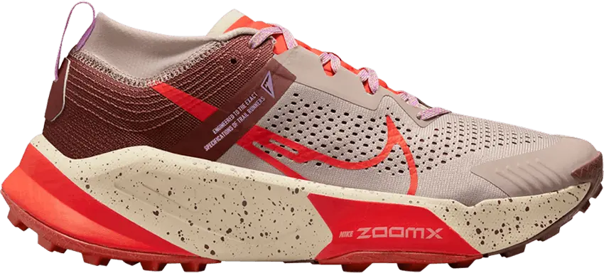  Nike ZoomX Zegama &#039;Diffused Taupe Picante Red&#039;
