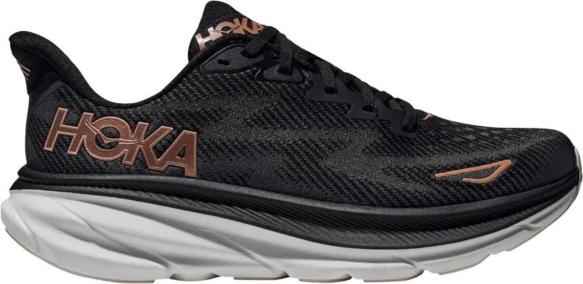  Hoka One One Clifton 9 Black Rose Gold (Women&#039;s)