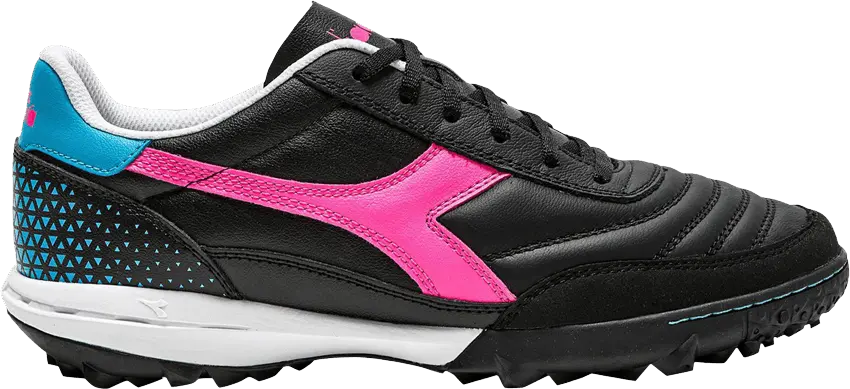  Diadora Calcetto GR LT TF &#039;Black Pink Fluorescent&#039;