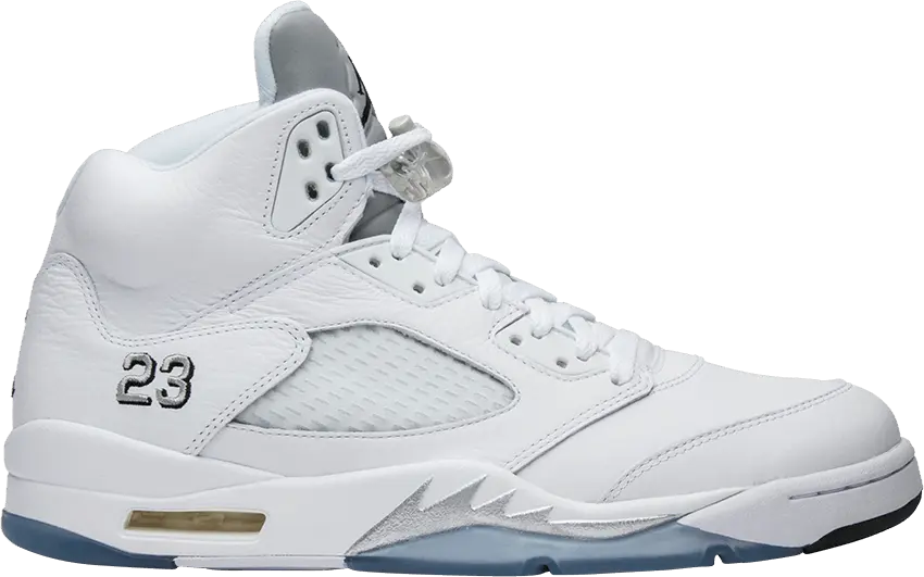  Jordan 5 Retro Metallic White (2015)