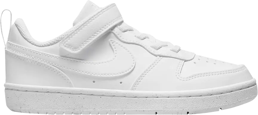  Nike Court Borough Low Recraft PS &#039;Triple White&#039;