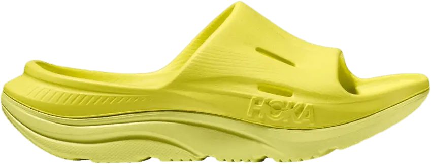  Hoka One One Ora Recovery Slide 3 Kids &#039;Evening Primrose&#039;