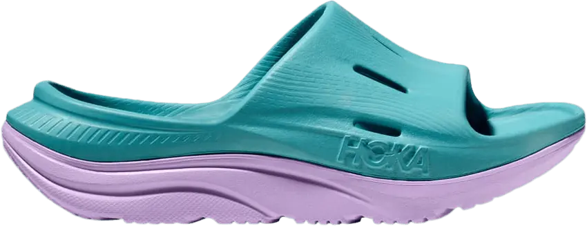  Hoka One One Ora Recovery Slide 3 Kids &#039;Ocean Mist Lilac&#039;