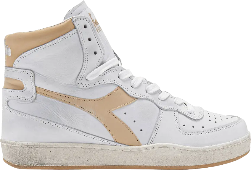  Diadora Mi Basket Used &#039;White Beige&#039;