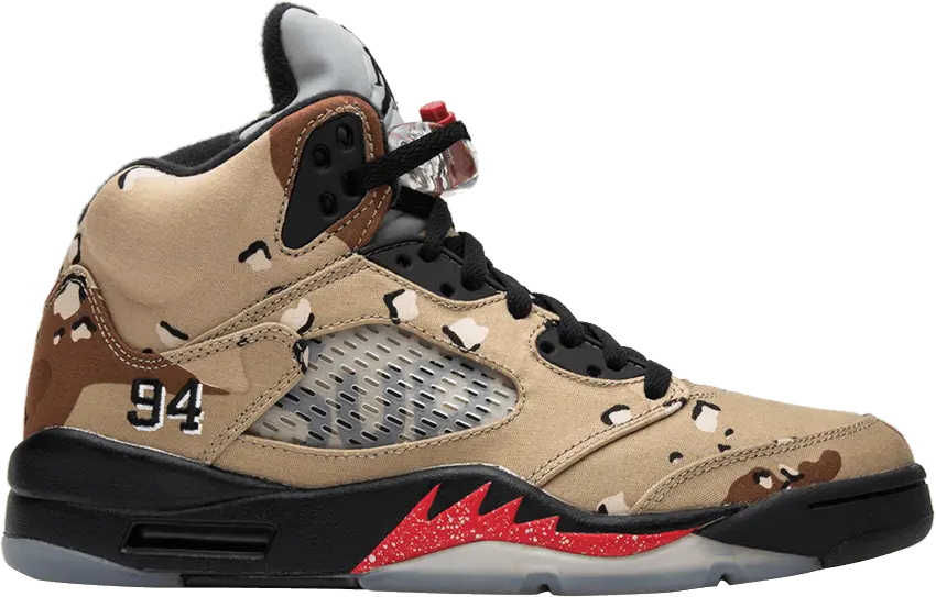  Jordan 5 Retro Supreme Desert Camo