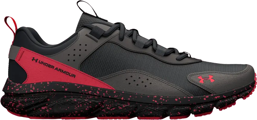 Under Armour Charged Verssert &#039;Speckle - Jet Grey Red&#039;