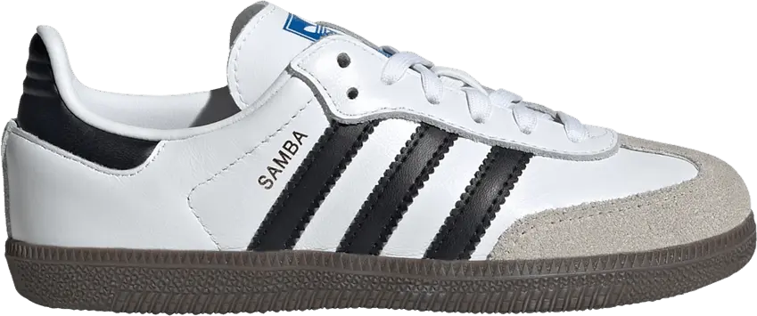  Adidas Samba OG K &#039;White Black Gum&#039;