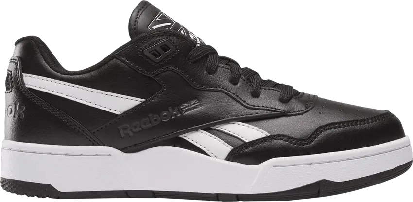  Reebok BB4000 2 Big Kid &#039;Black White&#039;