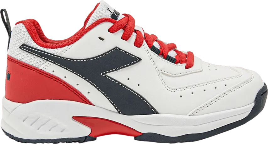  Diadora S.Challenge 5 SL Big Kid &#039;White Fiery Red&#039;