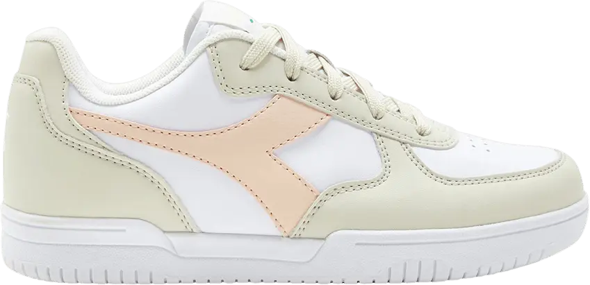 Diadora Raptor Low Big Kid &#039;White Bone Pastel Rose Tan&#039;