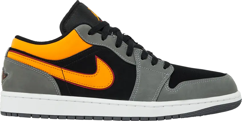  Jordan 1 Low SE Light Graphite Vivid Orange