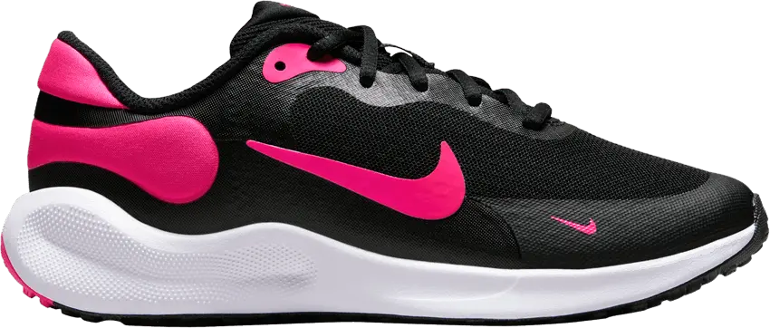  Nike Revolution 7 GS &#039;Black Hyper Pink&#039;
