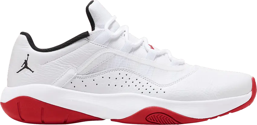  Jordan 11 CMFT Low White Varsity Red