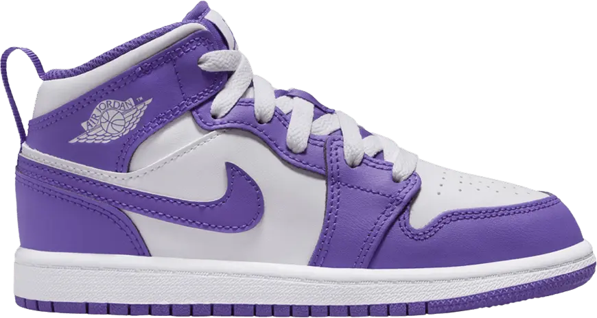  Jordan 1 Mid Purple Venom (PS)