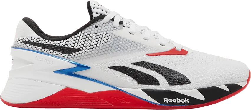  Reebok Nano X3 White Blue Red