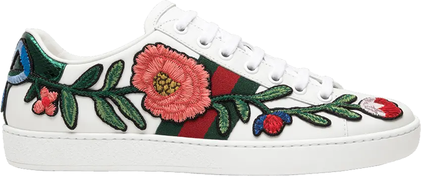  Gucci Ace Embroidered Floral