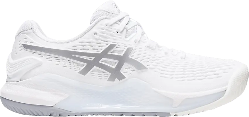  Asics Wmns Gel Resolution 9 &#039;White Pure Silver&#039;