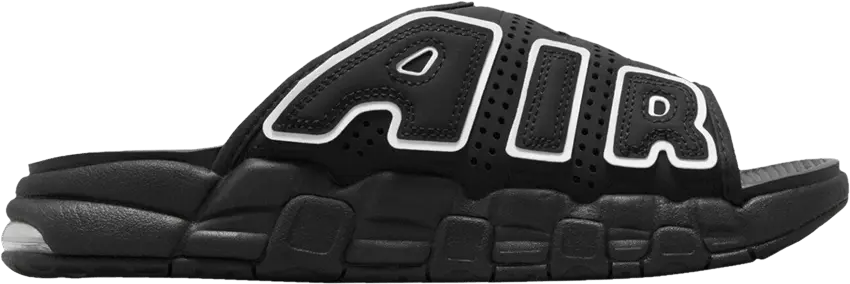  Nike Wmns Air More Uptempo Slide &#039;Black White&#039;