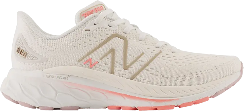  New Balance Wmns Fresh Foam X 860v13 Wide &#039;White Gold Grapefruit&#039;