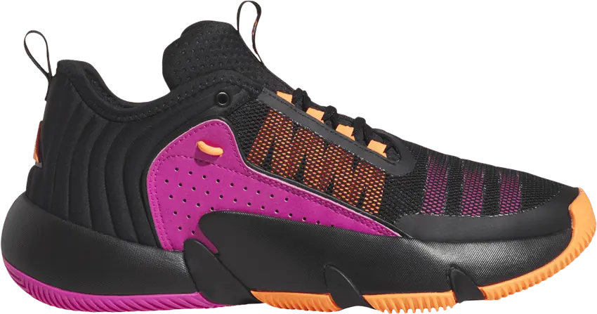  Adidas Trae Unlimited &#039;Black Lucid Fuchsia Orange&#039;
