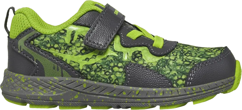  Saucony Flash A/C Big Kid &#039;Slime&#039;