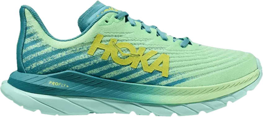  Hoka One One Mach 5 Lime Glow Ocean