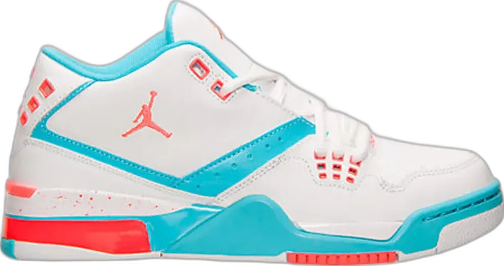  Jordan Flight 23 White Hot Lava Tide Pool Blue (GS)