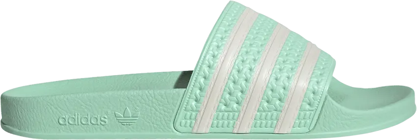  Adidas Wmns Adilette Slide &#039;Pulse Mint Off White&#039;