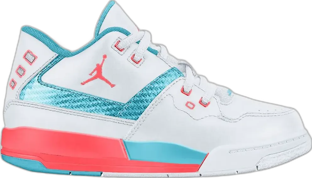  Jordan Flight 23 White Hot Lava Tide Pool Blue (PS)