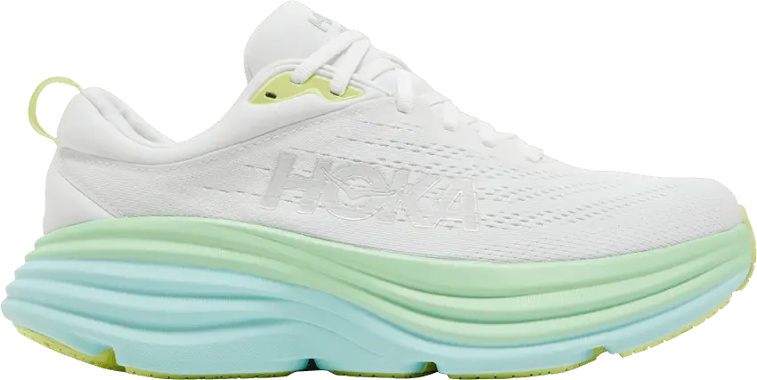  Hoka One One Bondi 8 Blanc De Blanc Sunlit Ocean (Women&#039;s)