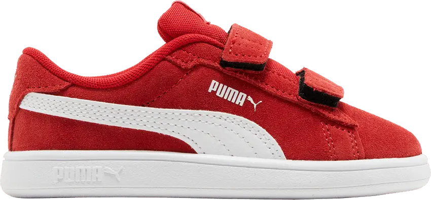  Puma Smash 3.0 Suede Toddler &#039;For All Time Red&#039;