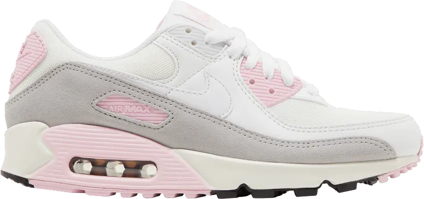  Nike Air Max 90 Athletic Department White Pink (Women&#039;s)