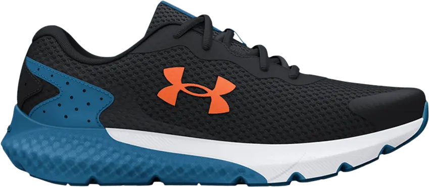  Under Armour Charged Rogue 3 GS &#039;Black Cosmic Blue&#039;