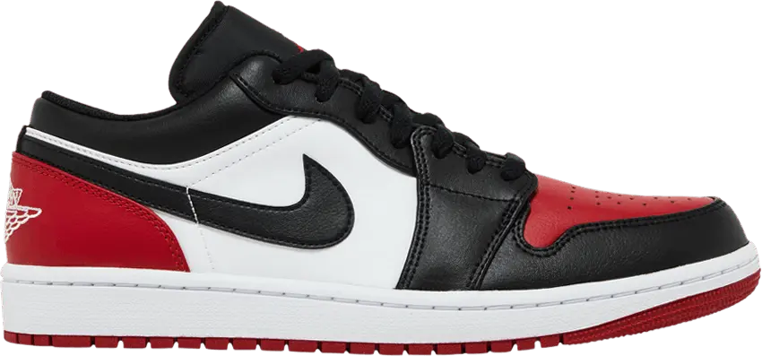  Jordan 1 Low Bred Toe 2.0