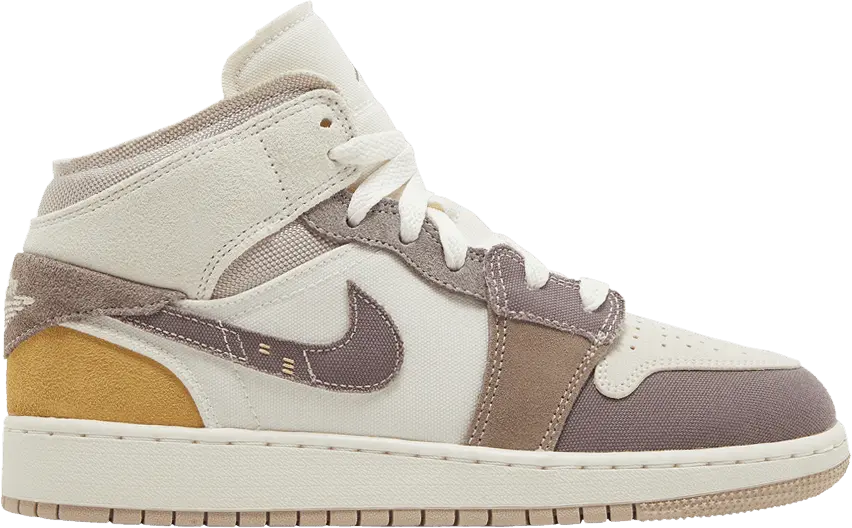  Jordan 1 Mid SE Craft Taupe Haze (GS)