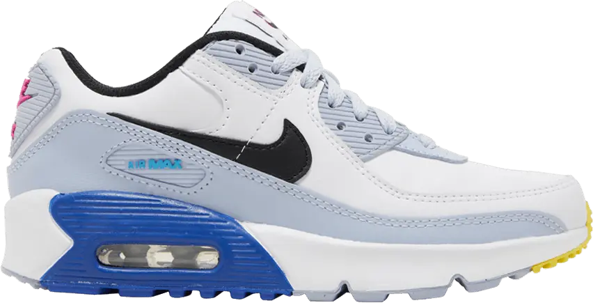 Nike Air Max 90 Leather GS &#039;White Blue Whisper&#039;