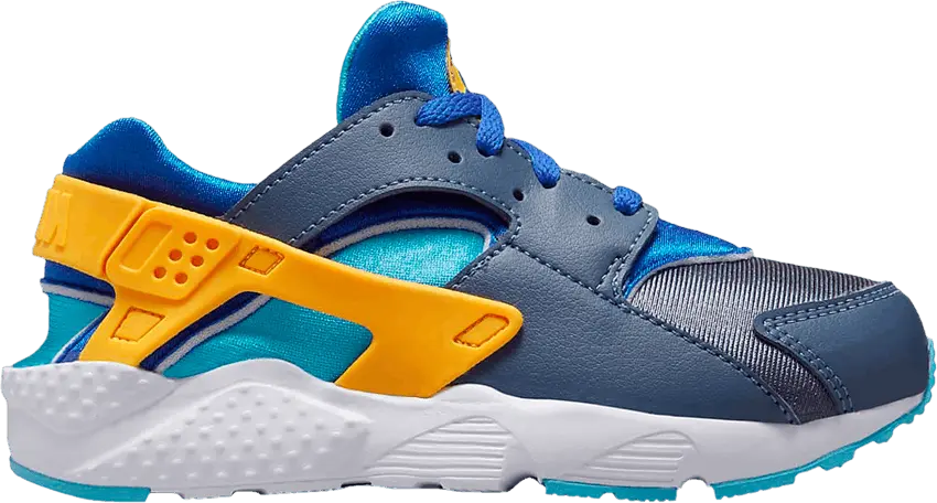  Nike Huarache Run PS &#039;Diffused Blue Laser Orange&#039;