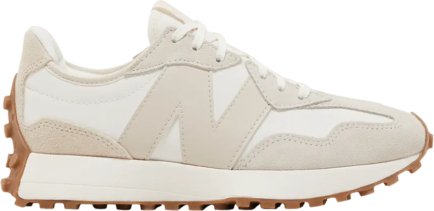  New Balance 327 Beige White Gum Pink (Women&#039;s)